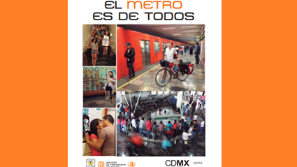 Duzentas ricas imagens no livro comemorativo dos 45 anos do metrô da Cidade do México, editado em 2014