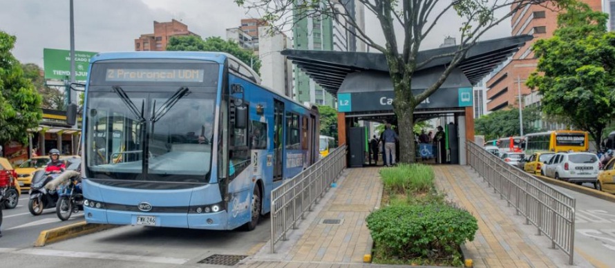 Em Medellín, uma frota 100% elétrica para a Linha 2 do Metroplús