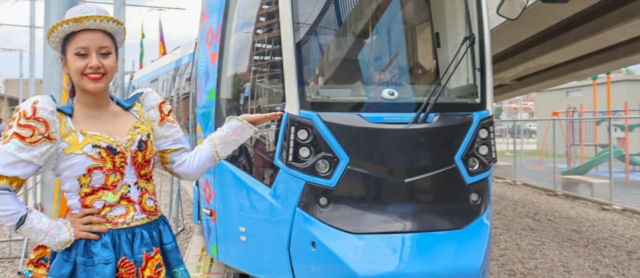 Se inauguró el Tren Metropolitano de Cochabamba